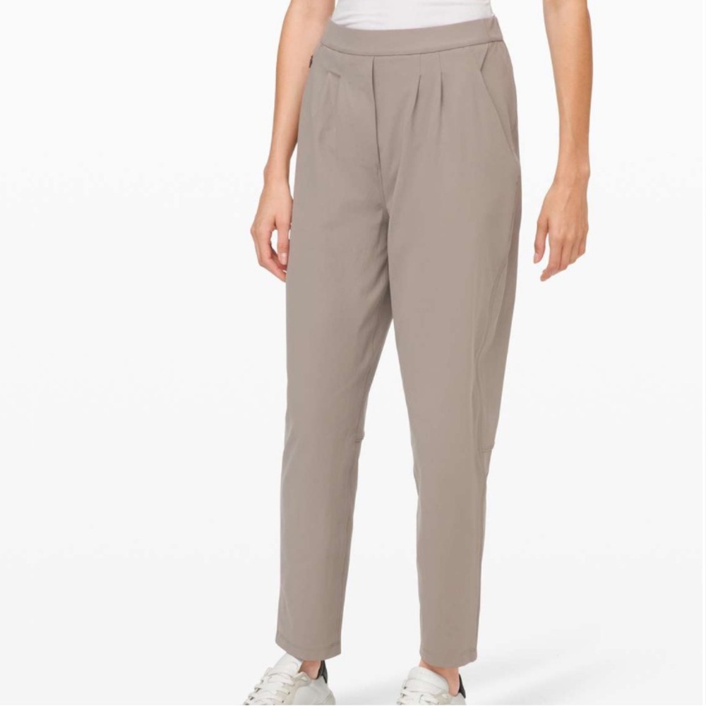 lululemon athletica Taupe Slim Tapered Pants